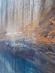 Textured Ocean Horizon by Gabriela Aleksandra Szuba