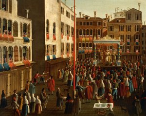 Fair on Campo San Luca, Venice