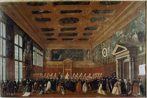 Reception of Ambassadors at the Collegio by Gabriele Bella