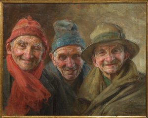 Three Friends 1917 by Gaetano Bellei