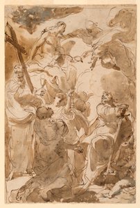 The Trinity and the Apostles, St. Peter and St. Paul, 1770–80 by Gaetano Gandolfi