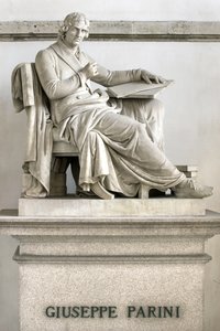 Statue of Giuseppe Parini by Gaetano Matteo Monti