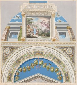 Lunette and Vault with God Appearing to Isaac by Gaetano Savorelli