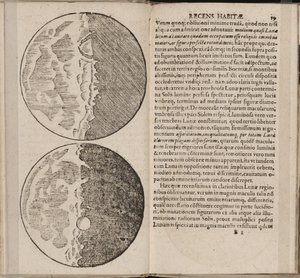 Leaf of Book Sidereus Nuncius by Galileo Galilei, 1610 by Galileo Galilei