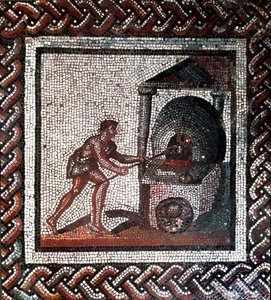 Bread Making Scene by Gallo Roman