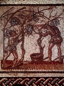Galloromain Art: Autumn: Picking Apples and Harvesting by Gallo Roman Gallo Roman