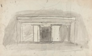 Sketch of the Valley and Village of Errole Taken from Dookumba by Gangaram Chintaman Tambat