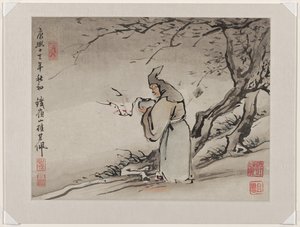 Finger Painting, from an Album of Ten by Gao Qipei
