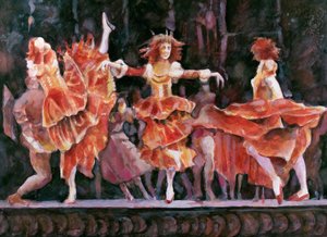 Scene from Romeo and Juliet, Royal Ballet, Covent Garden