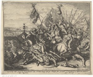 Defeat of the Ottoman Army During the Siege of Vienna by Gaspar Bouttats