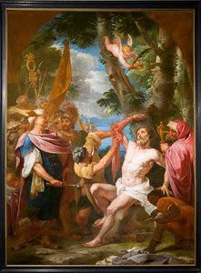 Parish Church (Sint-Bartholomeuskerk). Interior. Martyr of Saint Bartholomew. Gaspar De Craeyer or J Van der Heyde (?)