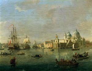 View of Venice with Giudecca and Customs House (detail) by Gaspar van Wittel