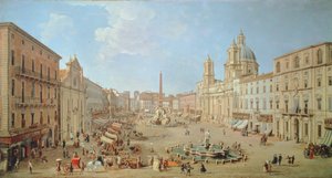Piazza Navona by Gaspar van Wittel