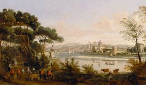 View of Florence by Gaspar van Wittel