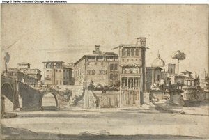 Houses on the Tiber