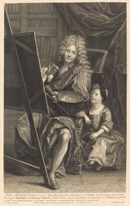 Antoine Coypel and His Son
