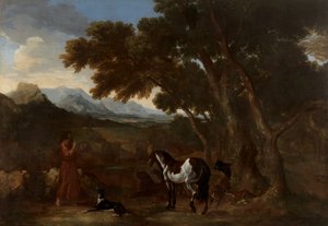 Landscape with a Hermit Preaching to Animals, 1637 - 1638