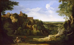 View of Tivoli with Rome in the distance, late 1650s