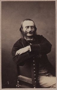 Portrait of Jacques Offenbach by Gaspard Félix Nadar