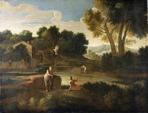 Classical Landscape with Figures