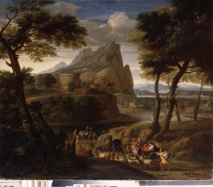 Landscape with Caravan