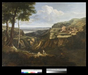 View of the Camaldoli Monastery Near Frascati