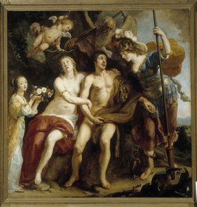 Hercules, Omphale and Minerva by Gaspard de Crayer