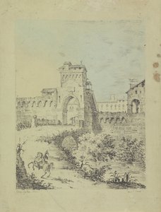Landscape with City Wall