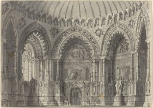 Rotunda in Gothic Style