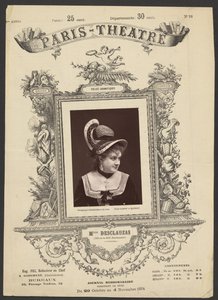 Paris Theatre: Mlle. Desclauzas by Gaston and Mathieu and Cie.