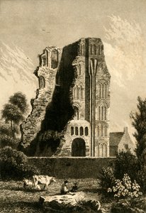 Ruins of a Monastery at Canterbury, c. 1842
