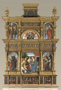 Nativity and Last Supper, Polyptych by Gaudenzio Ferrari