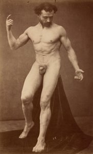 Nude Study, 1870s by Gaudenzio Marconi