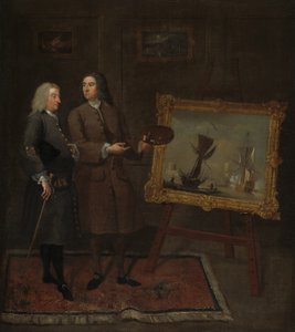 Thomas Walker and Peter Monamy by Gawen Hamilton