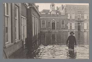 Disaster in Oud-Vossemeer on March 13, 1906 by Gebroeders van Straaten