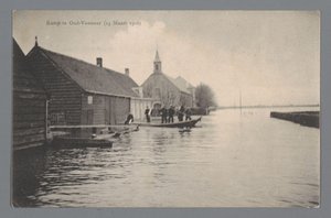 Disaster at Oud-Vossemeer on March 13, 1906 by Gebroeders van Straaten