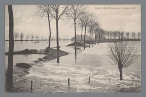 Disaster at Oud-Vossemeer on March 13, 1906 by Gebroeders van Straaten