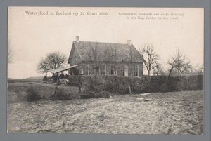 Flood in Zeeland on March 12, 1906