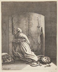 A Woman Cooking by Geertruyt Roghman