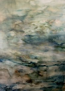 Misty Abstract Landscape by Gemma Bardot