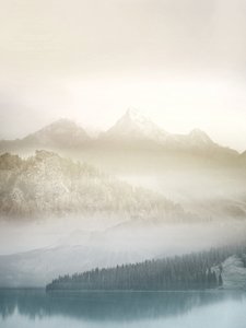 Misty Mountain Forest Lake