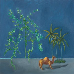 Camel and Two Trees