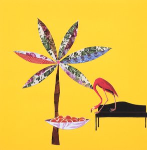 Flamingo with Oranges