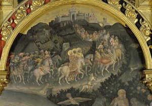 The Adoration of the Magi (detail) by Gentile da Fabriano