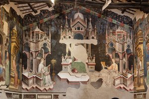 The Hall of Liberal Arts and Planets by Gentile da Fabriano