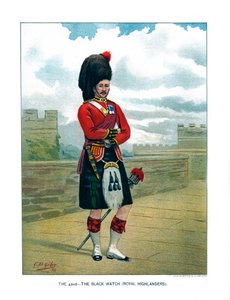 The 42nd, The Black Watch Royal Highlanders, c1890