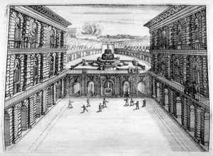 Chateau and Garden Design, 1664 by Georg Andreas Bockler