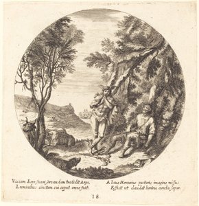 Mercury Lulling Argos to Sleep by Georg Andreas Wolfgang the Elder