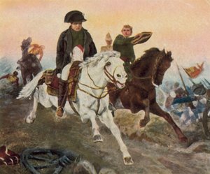 Napoleon Fleeing at Waterloo