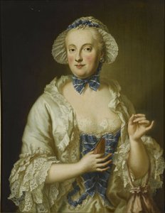 Portrait of Maria Anna Sophia of Saxony, Electress of Bavaria (1728-1797) by Georg Desmarees